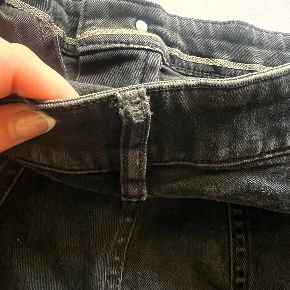 Hugo Boss Jeans Men 40x32 Cashmere-Touch Black Candiani Italy Denim Relaxed Fit - Picture 6 of 16